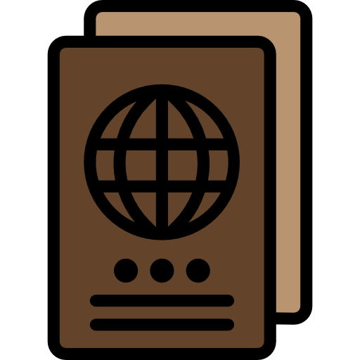paszport PongsakornRed Lineal Color ikona