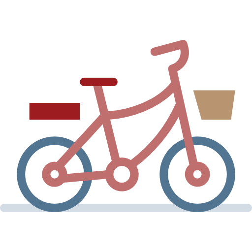 bicicleta PongsakornRed Flat icono