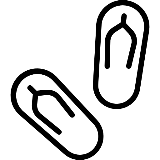 플립 플롭 PongsakornRed Lineal icon