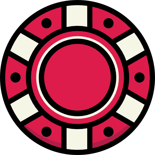 poker chip PongsakornRed Lineal Color icon