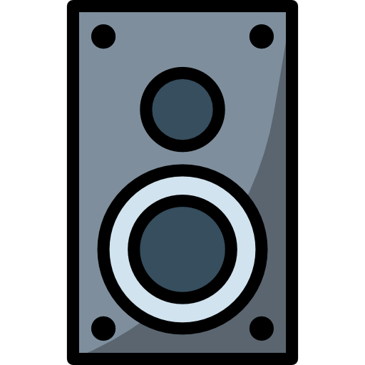 Speaker PongsakornRed Lineal Color icon