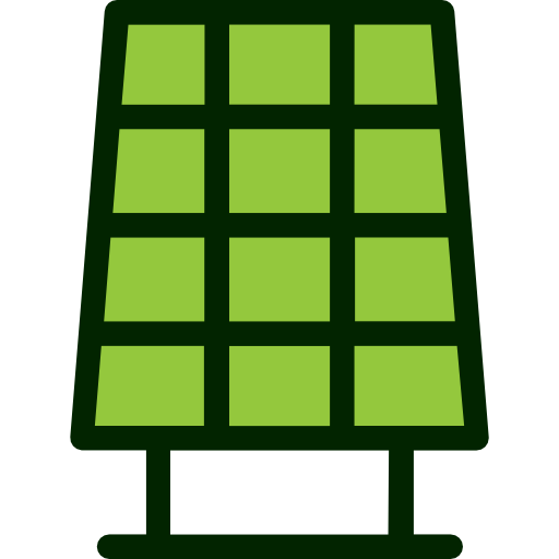 panel solar Good Ware Lineal Color icono