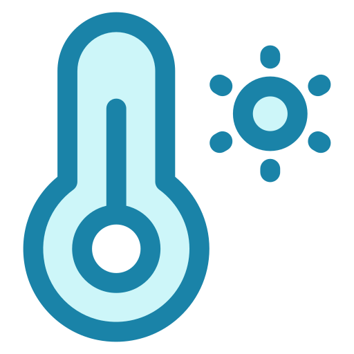 temperatura calda Generic Blue icona