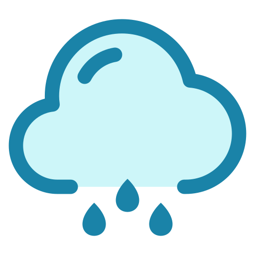 雨 Generic Blue icon