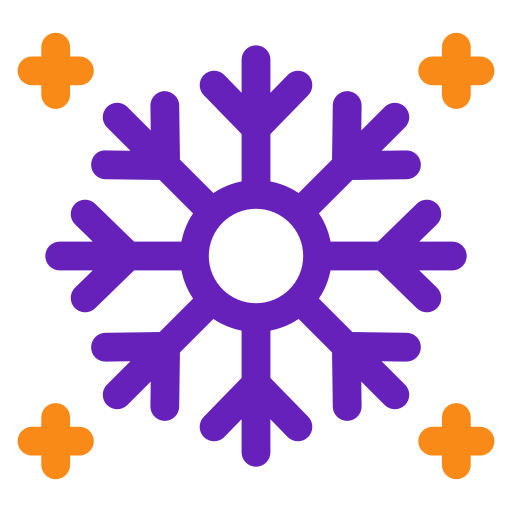 スノーフレーク Generic Outline Color icon