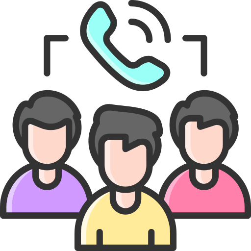 telefonkonferenz SBTS2018 Lineal Color icon
