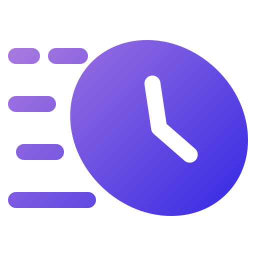Fast time Generic Flat Gradient icon