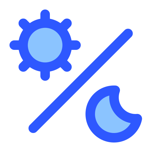 낮과 밤 Generic Blue icon