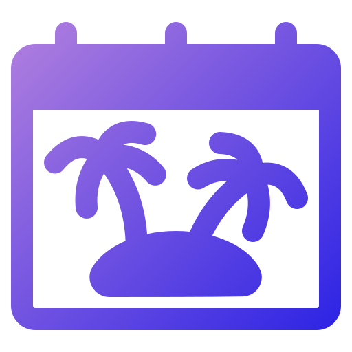 wakacje Generic Flat Gradient ikona