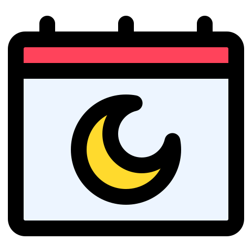 Night Generic Outline Color icon