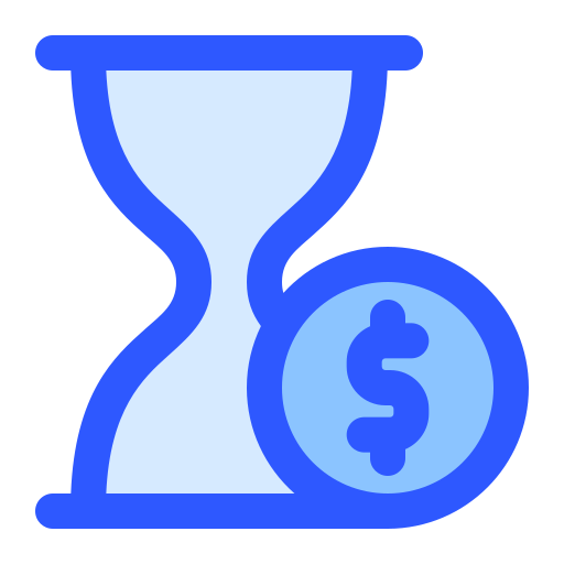 il tempo è denaro Generic Blue icona