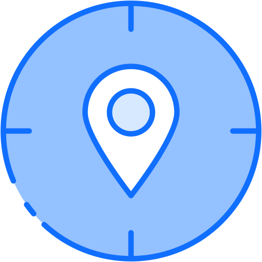 Position Generic Blue icon