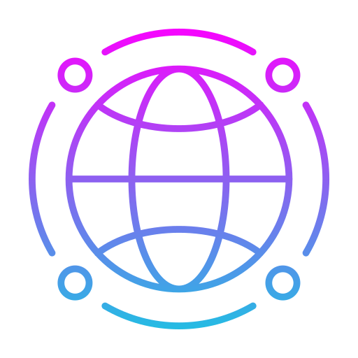 글로벌 연결 Generic Gradient icon