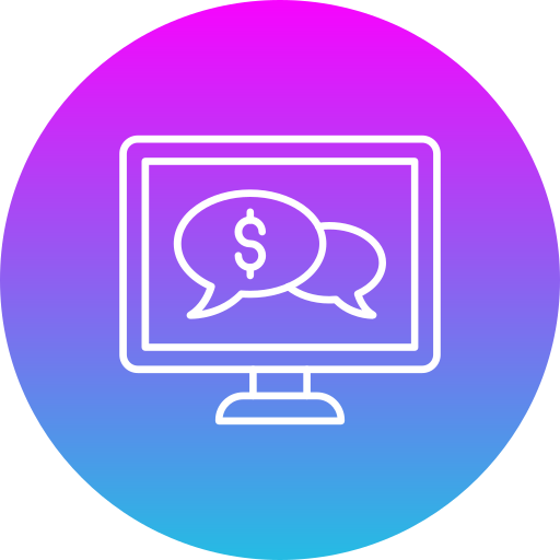 online chat Generic Flat Gradient icon