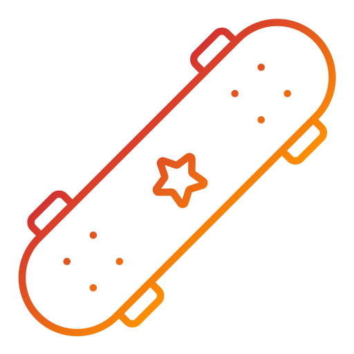 Skateboard Generic Gradient icon