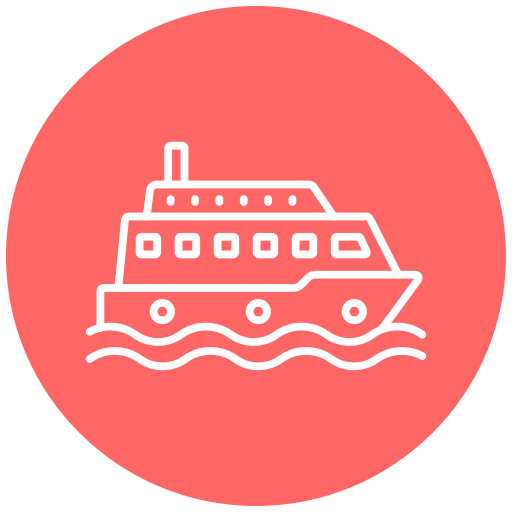 bateau ferry Generic Flat Icône