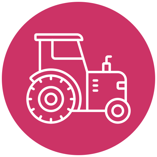 tractor Generic Flat icono