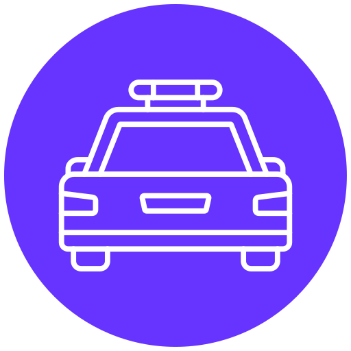Police Car Generic Flat icon