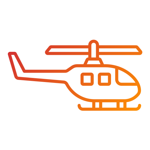 helikopter Generic Gradient icoon