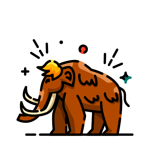 mamute Generic Outline Color Ícone