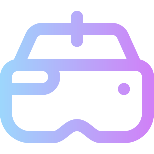 virtuele realiteit Super Basic Rounded Gradient icoon