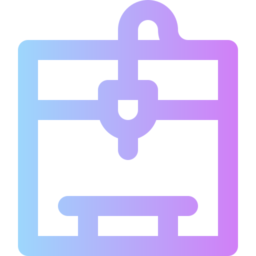 3d printer Super Basic Rounded Gradient icon