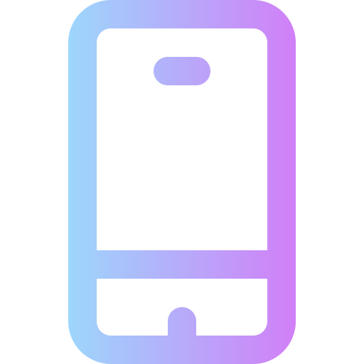 smartphone Super Basic Rounded Gradient icona