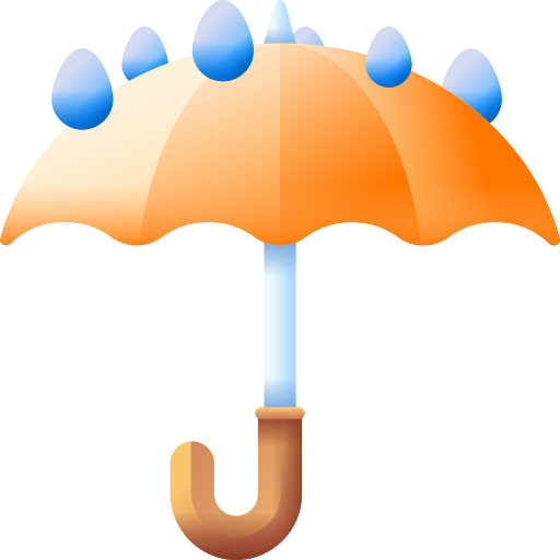 paraplu 3D Color icoon