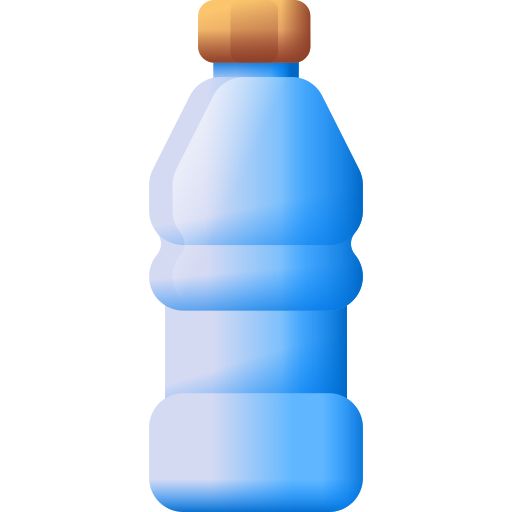 bouteille d'eau 3D Color Icône