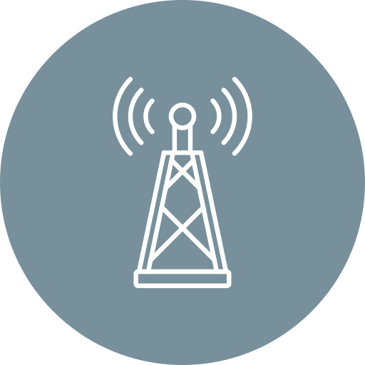 antenne radio Generic Flat Icône