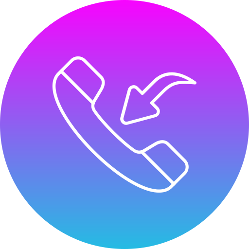 binnenkomend telefoongesprek Generic Flat Gradient icoon