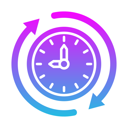 Hours Generic Flat Gradient icon
