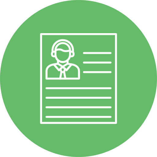 Resume Generic Flat icon