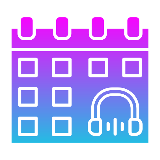 calendário Generic Flat Gradient Ícone