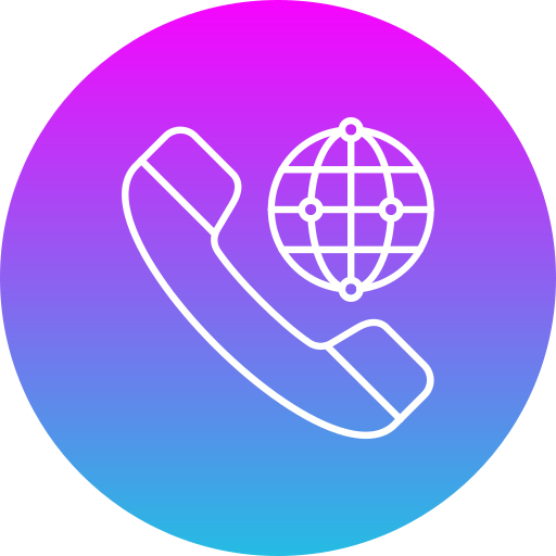 국제 전화 Generic Flat Gradient icon