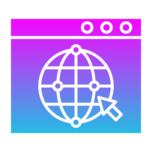 internet Generic Flat Gradient ikona