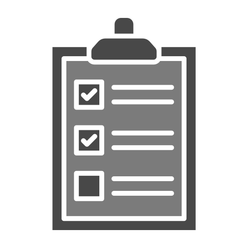 Checklist Generic Grey icon