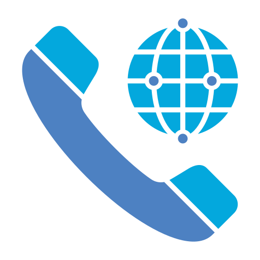 国際電話 Generic Blue icon
