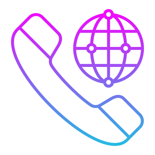 International call Generic Gradient icon