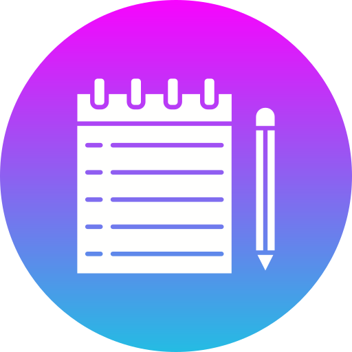 Notes Generic Flat Gradient icon