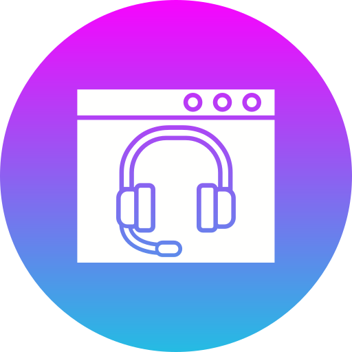 Online Support Generic Flat Gradient icon