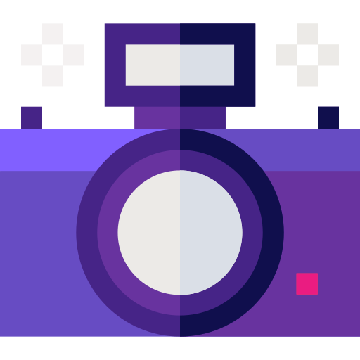 appareil photo Basic Straight Flat Icône