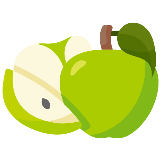 zielone jabłko Generic Flat ikona
