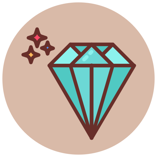 Jewel Generic Outline Color icon