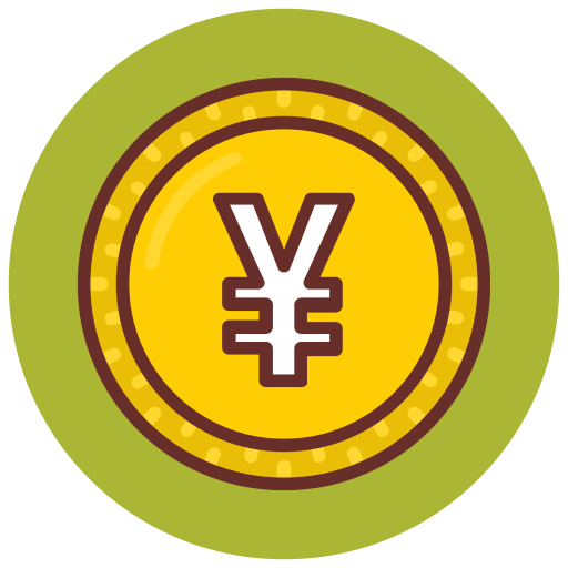 símbolo do iene Generic Outline Color Ícone