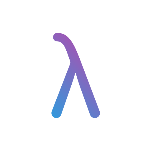 lambda Generic Flat Gradient icono