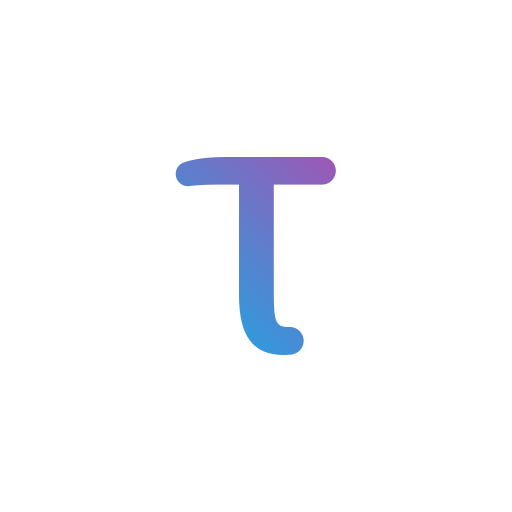 Tau Generic Flat Gradient icon