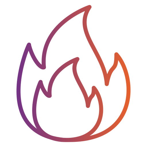 Flame Generic Gradient icon