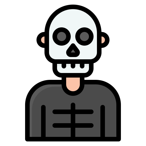 esqueleto Generic Outline Color icono