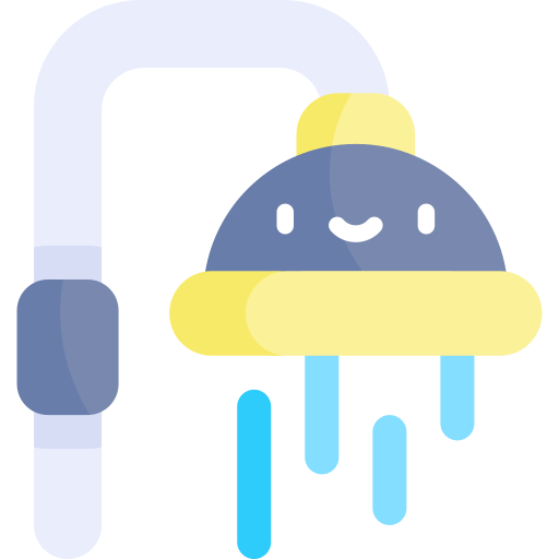 シャワー Kawaii Flat icon